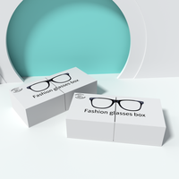 Boîte d'emballage de luxe pour lunettes de soleil, personnalisée, en carton, avec impression à l'encre de soja, pour étuis à lunettes