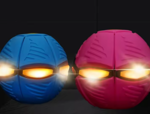 Interaktif LED uçan daire köpek oyuncak çevre dostu lüks plastik yenilik zıplayan top komik ev hayvanı ürünü - Product Image 3