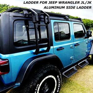 Plateforme de toit en aluminium 2018-2025 pour Jeep Wrangler JL JLU 4 portes, porte-bagages de toit tout-terrain pour toit rigide - Product Image 5