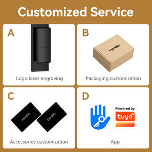 Sistema per Smart Home <span class=keywords><strong>Serratura</strong></span> di Sicurezza Completamente <span class=keywords><strong>Automatica</strong></span> <span class=keywords><strong>Elettrica</strong></span> Digitale Senza Chiave con Impronta Digitale e Combinazione - Product Image 5