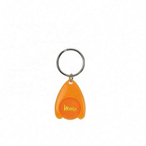 Jetons de chariot en plastique personnalisés imprimés avec logo promotionnel, pas chers - Product Image 3