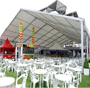 Tenda Besar Pesta Putih Gazebo Kanopi Tenda Komersial Acara Pernikahan Pesta Tugas Berat Tenda Sewa Pesta