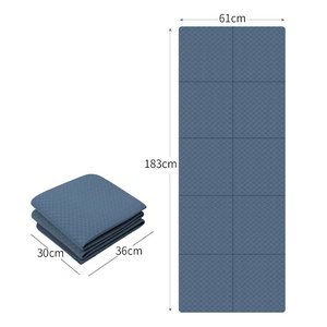 Estera de YOGA plegable, colchoneta de TPE con estampado personalizado, ecológica, 5mm - Product Image 1