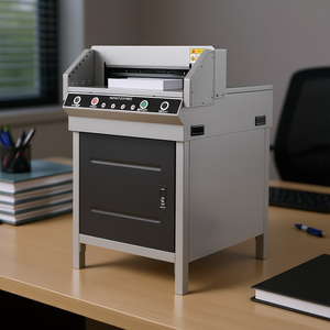 Coupe-papier électrique robuste en métal, largeur de coupe 18 pouces, coupe-papier guillotine pour usage de bureau - Product Image 2