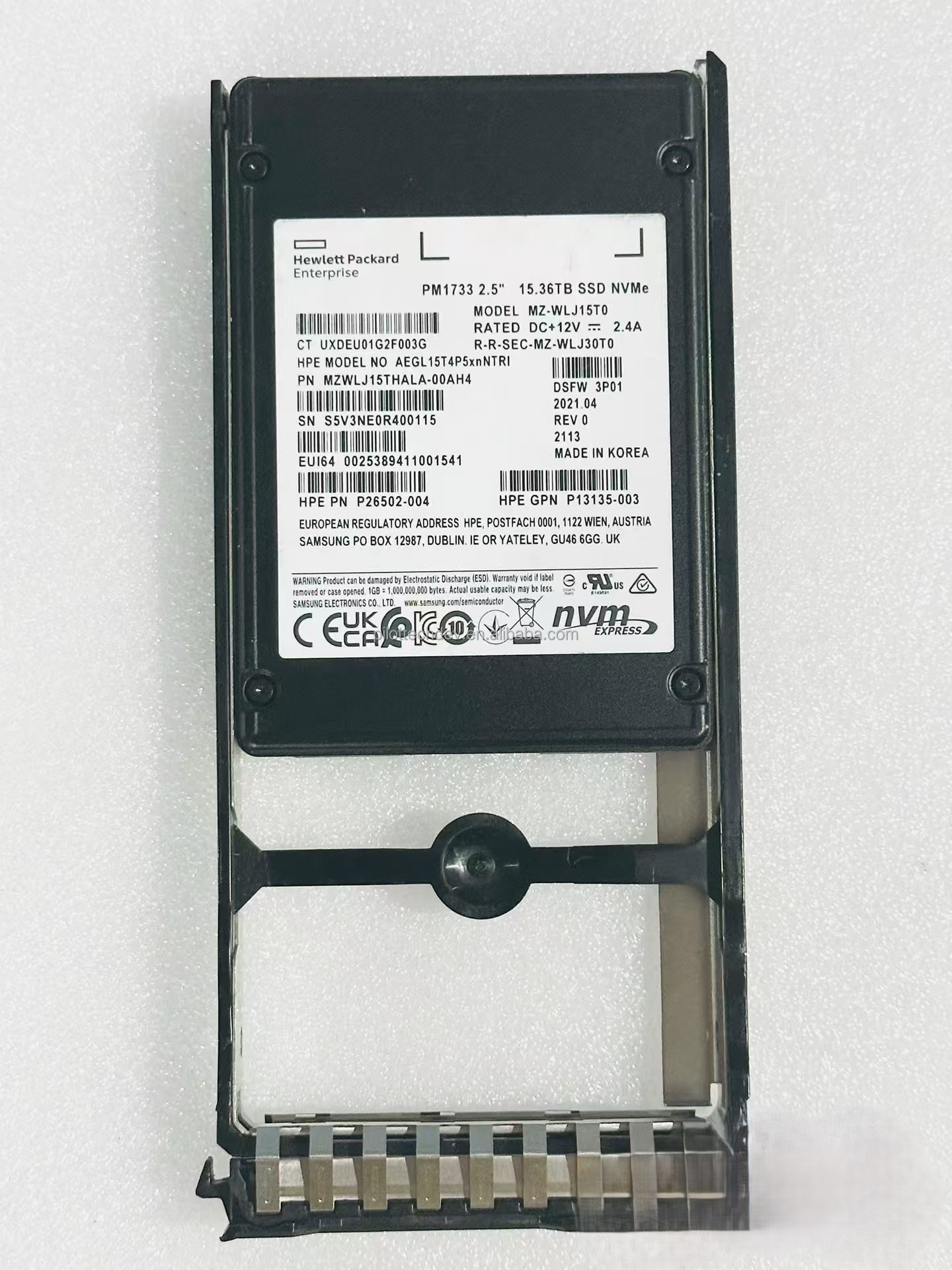 7.68TB Nvme SSD - High Performance for Server Storage