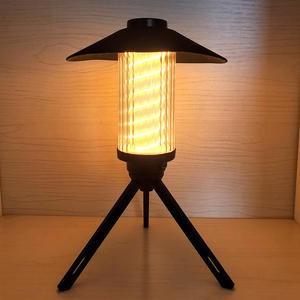 ไฟแคมป์ปิ้งแบบชาร์จไฟได้ Roman Highlights Outdoor พร้อมหลอดไฟทังสเตน LED และขาตั้งกล้องสำหรับให้แสงสว่างในเต็นท์ - Product Image 3