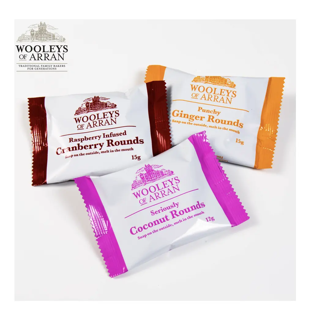 Wooleys oatcakes phục vụ gói được bán trong 36x5 gói tay Crafted cho resturaunts Anh Bán buôn thực phẩm nướng hàng hóa Yến mạch bánh quy snac