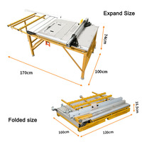 Machine de scie à découper en contreplaqué de haute qualité machines à scie à bois scie à table coulissante machine à bois