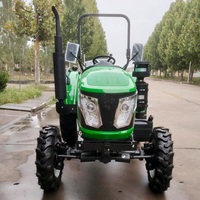 Traktor Roda Pertanian Multifungsi 4WD Diesel 180HP dengan Pompa & Gearbox - Mesin Pertanian Berkualitas Tinggi