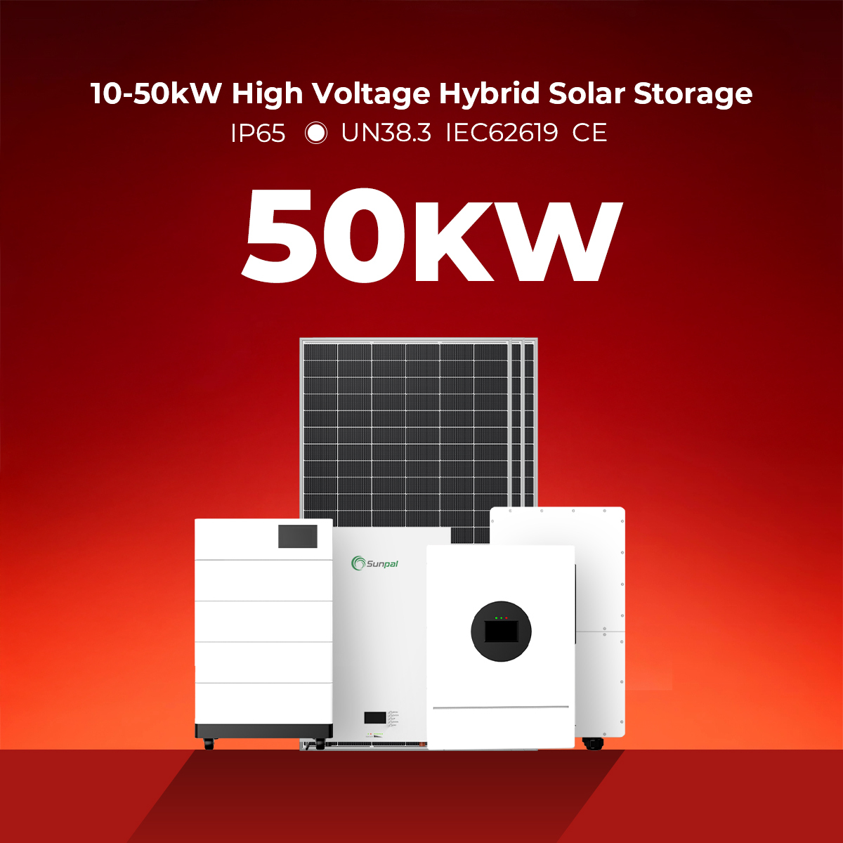 Sunpal All in One Solar Generator System 10kw 20kva 30kw 40kw 50KW Solar Hybrid System · image 1