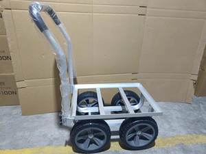 Gerobak alat Platform <span class=keywords><strong>Dolly</strong></span> gerobak kebun dorong Aluminium - Product Image 4