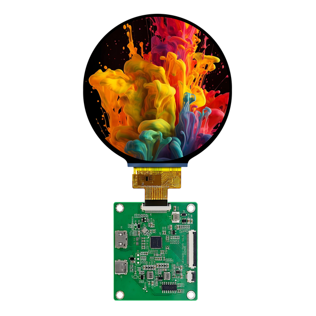 4 Inch Round Raspberry Pi Display 720*720 MIPI LCD Module with  Board