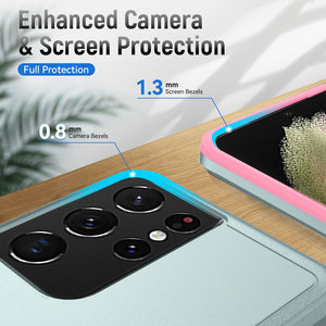เคสโทรศัพท์กันกระแทก ป้องกันฝุ่น ดีไซน์ 360 Full Armor ผลิตจากวัสดุ PC TPU สำหรับรุ่น A53/<span class=keywords><strong>A23</strong></span>/A33 <span class=keywords><strong>5G</strong></span> - Product Image 4
