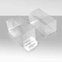 Boîte cadeau transparente en PET, emballage rectangulaire transparent, boîte cadeau pour emballages de cadeaux, utilisée pour les fêtes de Noël