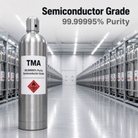 Triméthylaluminium (TMA) de haute pureté 6,5N, qualité électronique, précurseur ALD pour le dépôt d'Al2O3 et les semi-conducteurs