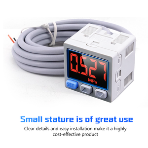 Precisão Digital Industrial Air <span class=keywords><strong>Pressure</strong></span> Gauge Plástico <span class=keywords><strong>Vacuum</strong></span> Positivo Interruptor Sensor De Pressão Negativa - Product Image 3