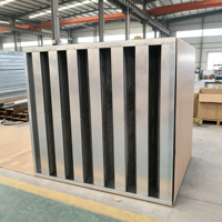 Grille acoustique en tôle galvanisée sur mesure pour la réduction du bruit et l'atténuation sonore des tours de refroidissement de générateurs et des systèmes CVC