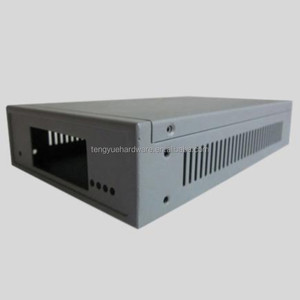 Tùy chỉnh tấm kim loại chế tạo máy tính để bàn PCB khuếch đại âm thanh Chassis 19 inch 1U 2U 3U 4U Rack Mount trường hợp máy chủ bao vây - Product Image 3