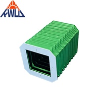 Protection en tissu ondulé CNC de haute qualité, soufflet accordéon, protection contre l'huile et l'eau pour machine-outil laser