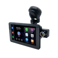 Écran tactile portable 7 pouces CarPlay Android Auto, DVR 3 voies, lecteur multimédia pour tableau de bord, garantie 1 an avec outils exclusifs