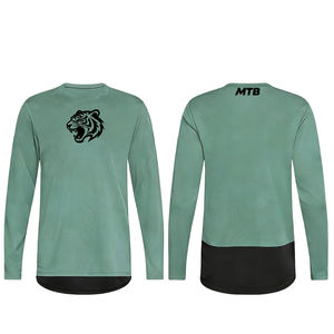 <span class=keywords><strong>Camiseta</strong></span> de Ciclismo de Manga Larga para Hombre, para <span class=keywords><strong>MTB</strong></span>, BMX, ATV, Descenso, Motociclismo Todoterreno, Transpirable, Personalizable - Product Image 4