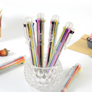 Penne a Sfera in Plastica a 6 Colori, Penne a Pressione Colorate, Pennarelli per Graffiti, Cancelleria Scolastica Portatile <span class=keywords><strong>Zheng</strong></span> <span class=keywords><strong>Yang</strong></span> ZY3091 - Product Image 5