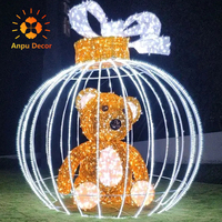 LED Weihnachten Clear Ball Set Weihnachts baum Glas Leuchten Hängende dekorative Kunststoff Ornament für Weihnachten Party Dekorationen