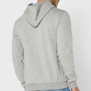 Sweat-shirt à capuche zippé en coton lourd de qualité supérieure pour homme, 500 g/m², confortable, respirant, essentiel pour l'hiver, cordon régulier - Product Image 2