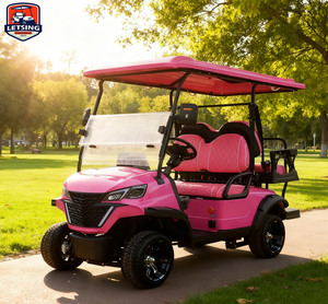 รถกอล์ฟไฟฟ้า4ที่นั่งสีชมพู<span class=keywords><strong>2025</strong></span>รถกอล์ฟถูกกฎหมายใช้แบตเตอรี่ลิเธียมสำหรับรีสอร์ท/ในเมือง - Product Image 5