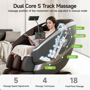 เก้าอี้นวดไฟฟ้าพับได้ หนัง PU หรูหรา 4D ชิอัตสึ พร้อมระบบสั่งงานด้วยเสียง AI ปรับเอนนอนไร้น้ำหนัก - Product Image 2