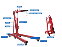 Petite grue de levage hydraulique, ascenseur pour voiture, boutique, moteur hydraulique