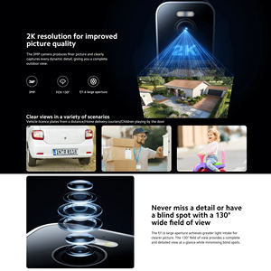 Original pour <span class=keywords><strong>Xiaomi</strong></span> caméra extérieure BW300 2K haute définition couleur 4900mAh <span class=keywords><strong>batterie</strong></span> IP67 étanche à la poussière et à l'eau AI-power Capture - Product Image 3