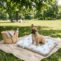 Tapis de couchage pour animaux de compagnie, épais, doux, chaud, lavable, lit pour chien et chat, couverture en polaire corail, coussin pour cage, canapé, sol, toutes saisons