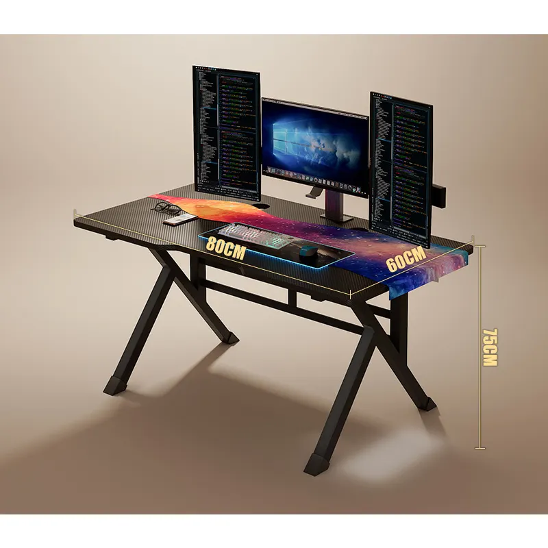 โต๊ะเล่นเกมโต๊ะเล่นเกมคอมพิวเตอร์ตั้งโต๊ะสำหรับสำนักงานคอมพิวเตอร์พีซีมีเสถียรภาพ