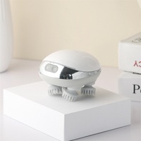 Masseur de cuir chevelu en silicone personnalisé pour soins capillaires, rotation avant/arrière pour soulager la fatigue, design écologique, logo personnalisé, OEM
