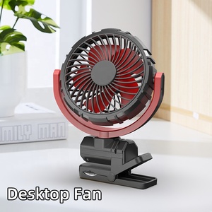Ventilateurs miniatures sans fil F7102 de 6 pouces, ventilateur rechargeable avec batterie au lithium pour bureau, voiture, voyage, camping - Product Image 2