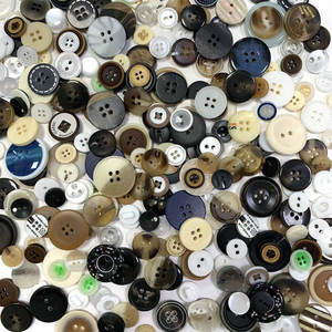 Venta al por Mayor de Botones de Poliéster Personalizados con Apariencia de Cuerno de Plástico / Botones de Resina Plástica en Barra para Abrigo y Camisa - Product Image 4