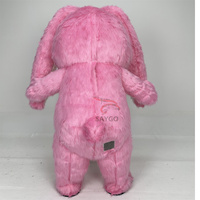 Costume de mascotte gonflable personnalisé professionnel en peluche Costume de lapin adulte pour les fêtes accessoire de casque de personnage de lapin de Pâques