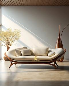 Futuristische Ästhetik moderne Sofa Innendekoration Doppels ofa gute Qualität maßge schneiderte Wohn möbel - Product Image 6