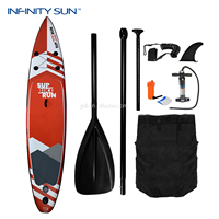 Infinity Sun SUP komplettes Set Water play Surfing Stand Up Board aufblasbares Paddle Board Allround aufblasbares Surfbrett