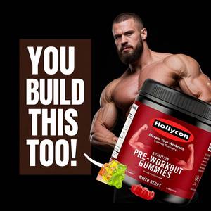 Pre Work Energy Booster Muskelaufbau Verbessern Sie die Erholung Gummies Großhandel stimulieren Körper und Geist Healthcare Supplement - Product Image 4