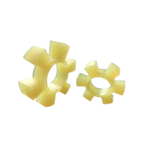 Accouplement à pince haute performance T 50-t 200 en polyuréthane jaune PU avec élément en aluminium de type araignée