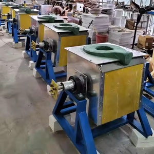 Vente d'usine four à induction électrique petite ferraille d'acier aluminium cuivre fusion 20kg 30kg 50kg état neuf et utilisé - Product Image 6
