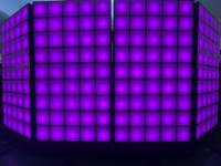 Cabina de DJ Digital LED Plegable para Interior, Pantalla de Sonido para Fachada de Pared, para Tiendas Minoristas, Exposiciones, Cartel Digital LED Plegable para DJ
