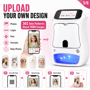 Impresora Inteligente 3D para Arte de Uñas, 1200DPI, Máquina Automática de Impresión de Uñas con Reconocimiento IA y Curado UV - Product Image 3