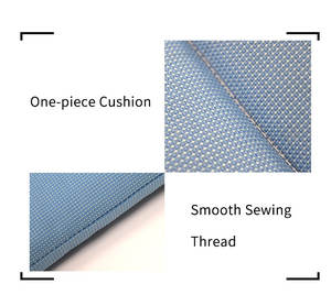 Cojines de asiento profundo para exteriores, cojín reclinable de playa de gran tamaño con lazos, amarillo, venta al por mayor de fábrica - Product Image 3