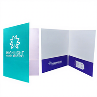 Carpetas de Presentación Empresarial Ecológicas e Impermeables A4 A5 con Logotipo Personalizado y Ranura para Tarjetas de Visita