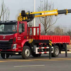 Promotion : Grue de remorquage diesel Liuzhou Motor CLW 5 tonnes 4x2, système entièrement hydraulique, hauteur de levage 20m, pompe de boîte de vitesses, garantie 12 mois - Product Image 1