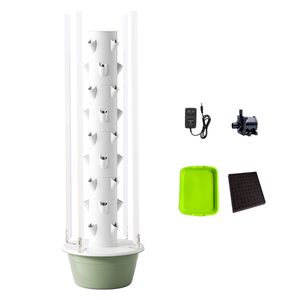 Tour hydroponique de jardin vertical à 9 couches Technologie agricole d'<span class=keywords><strong>intérieur</strong></span> avec lumière de culture LED et pompe pour une culture efficace des plantes - Product Image 1