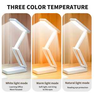 Ricaricabile 1200mA lampada da tavolo per studenti con controllo tattile flessibile a grande capacità di lettura per studio dormitorio portatile - Product Image 5